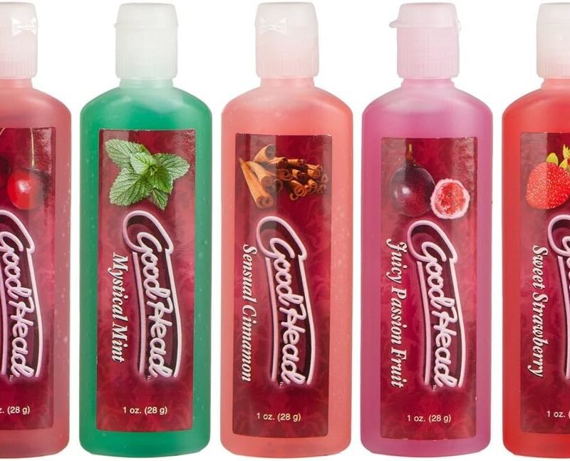 Doc Johnson Goodhead, Assorted Flavors, 5 ct, White, 5 X 1 oz. (5 X 28 g) (1360-11-AM)