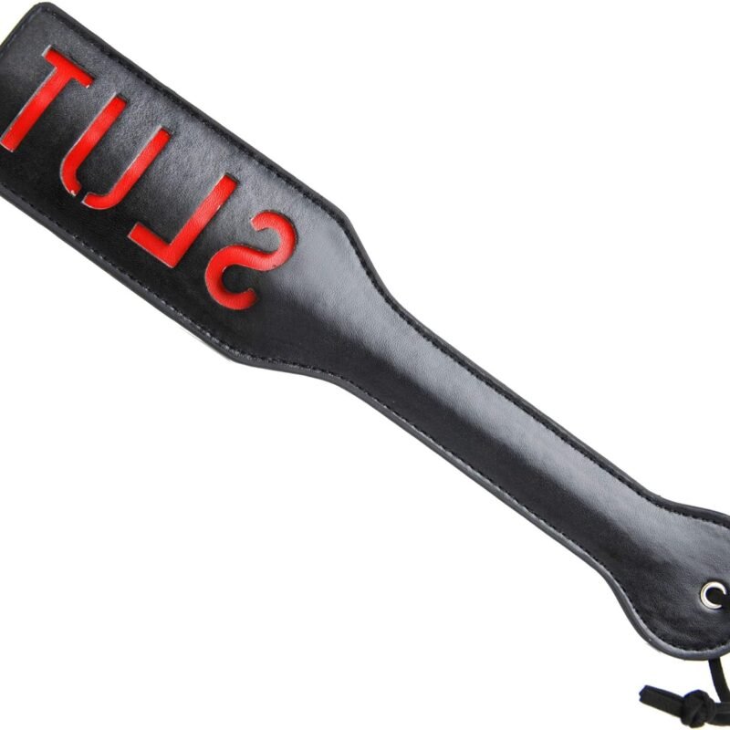 Frisky Imprint Spanking Paddle, Slut