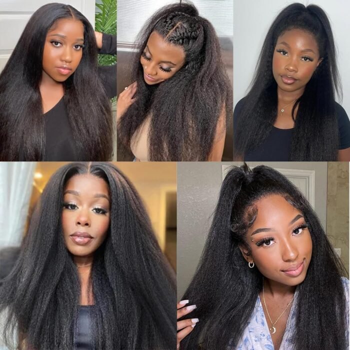 Yaki Straight Bundles Kinky Straight Bundles Human Hair 16 18 20 Inch 3 Bundles 12A 100% Unprocessed Brazilian Natural Black Hair - Image 6