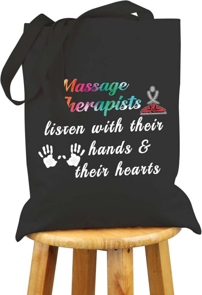 VAMSII Massage Therapist Gift Tote Bag - Massage Therapy Supplies - Masseuse & Massagist Gift - Image 5
