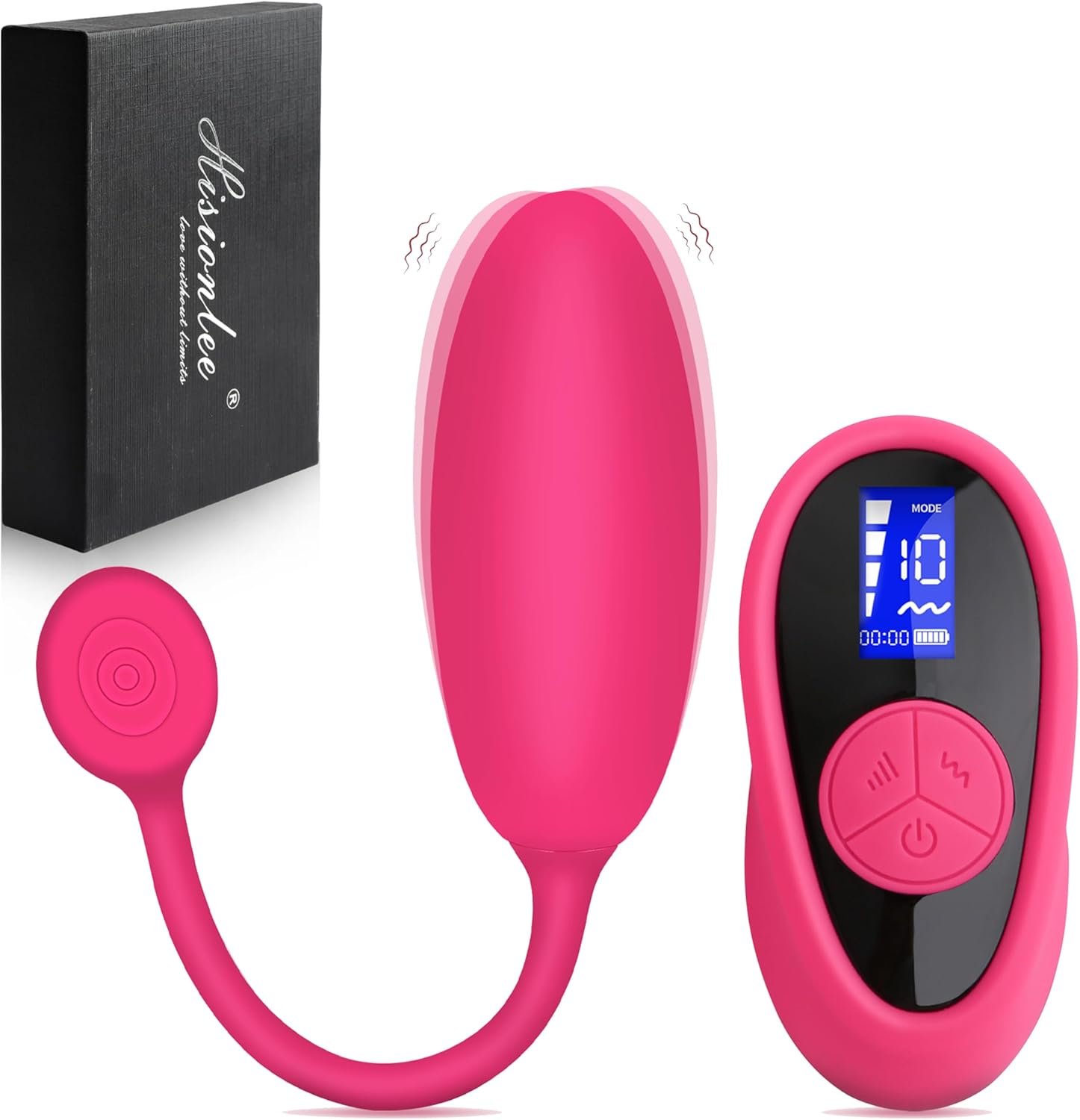 Vibrating Butt Plug Sex Toy Clitoral Vibrator Anal Plug G Spot Vibrators Remote Control Wearable Vibrator Clit Stimulation with 10 Vibration LCD Display for Women Couple Dating Girlfriend Gifts