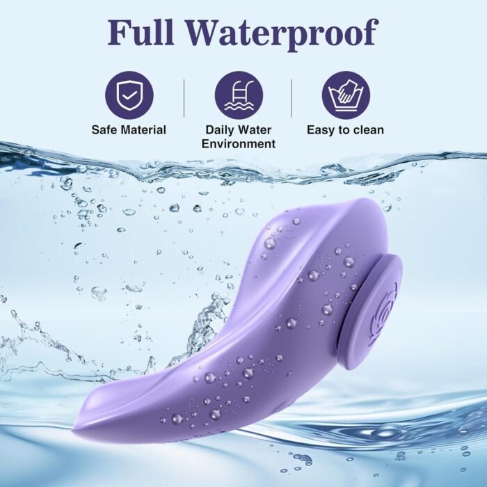 Remote Control Wearable Panty Vibrator - G Spot Butterfly Vibrator with Remote for Clit Stimulation, Dual Motors Mini Vibrator with Magnetic Clip 9 Vibrations, Women Adult Sex Toys for Female Couples - Image 6