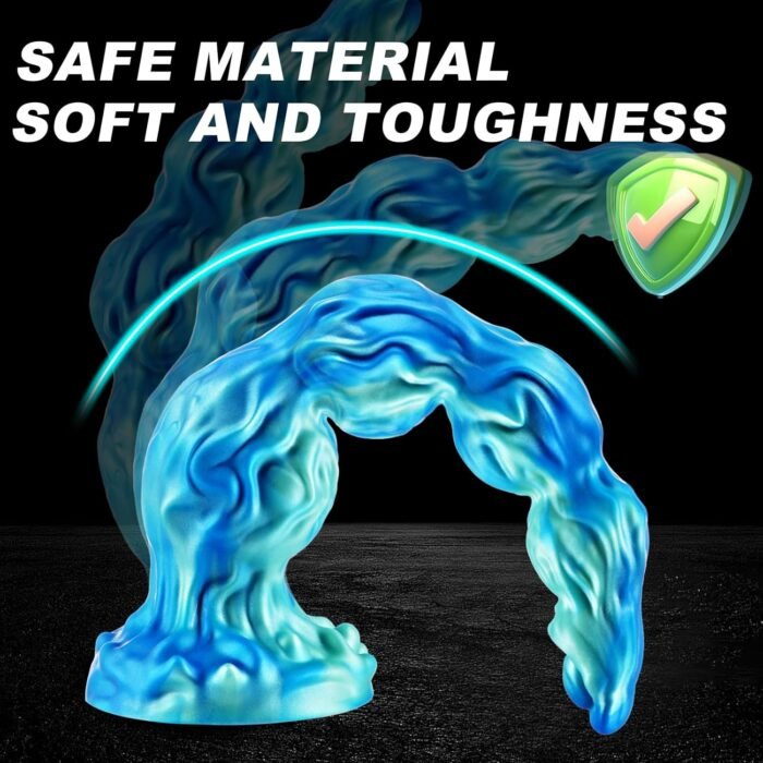 10 Inch Soft Silicone Monster Knot Dildo for Women, Realistic Fantasy Dragon Long Dildo with 4 Dog Knots, Suction Cup Anal Butt Plug Penis, Prostate G Spot Large Alien Adult Sex Toy for Gays Lesbians - Image 5
