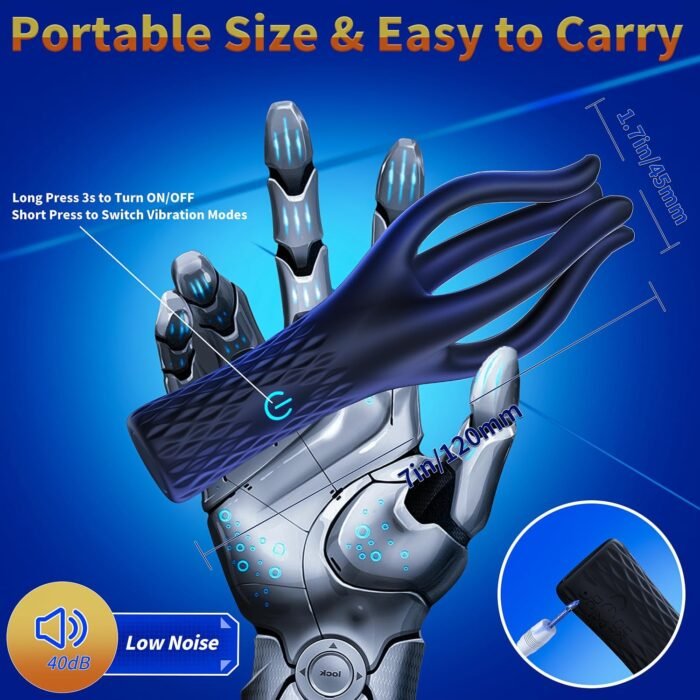 Male Sex Toys Penis Vibrator for Glans Prolong Endurance,360 Wrapping Tentacle Male Masturbator Stroker with 10 Vibrating Modes for Penis Clit Nipple Stimulation,Adult Sex Toy for Men Women Couples - Image 7