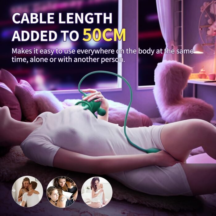 Adult Vibrator Sex Toy Dildo Massager Wand Women Nipple Licker Clitoral Up and Down Stimulation G Spot Vibrator Female Sex Game Devices with 3 Sucking & 7 Licking & 10 Vibrating & 3 Thrusting Dildo - Image 4
