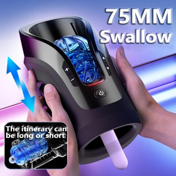 Male Masturbators Sex Toys Penis Pump Automatic Sucking Male Masturbators Men's Sex Toy Male Masturbators Cup Male Stroker Hands Free Masturbators 3D Heating Adult Sex Toys & Games Sex Toy Men - Image 5