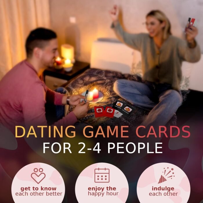 300 Fun Game Cards for Couples: Deep Gameplay from Talk to Challenges. Perfect Date Night and Valentine's Day Gift!Unique Date Night Creative Games. - Image 4