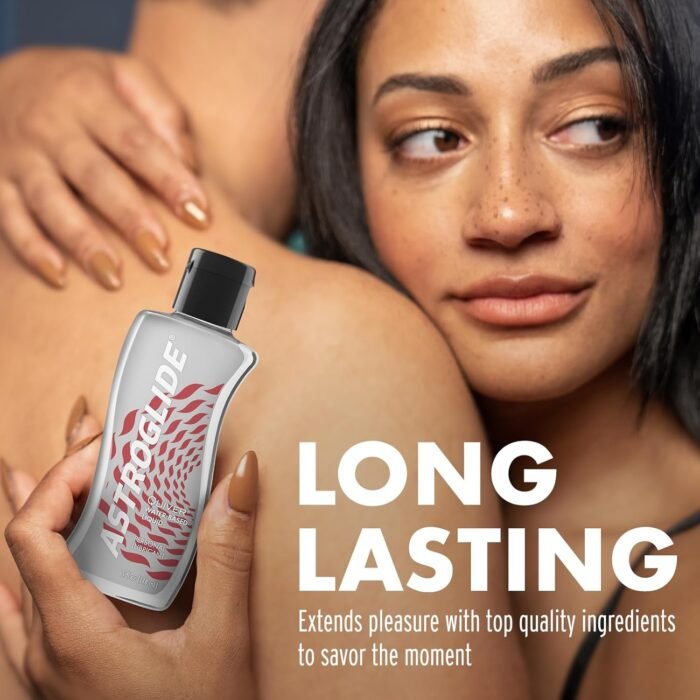 Astroglide Water Based Lube (5oz), Quiver Personal Lubricant, Arousal Sex Lube Adds Sensations for Men, Women and Couples, and Easy Clean-Up - Image 2