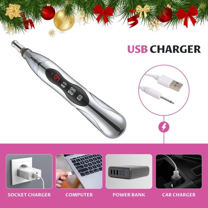 Electric Shock Wand with 9 Levels, Rechargeable BDSM Electric Stick Sex Game Kinky SM Tool Adult Sex Toy for Couples - Image 5