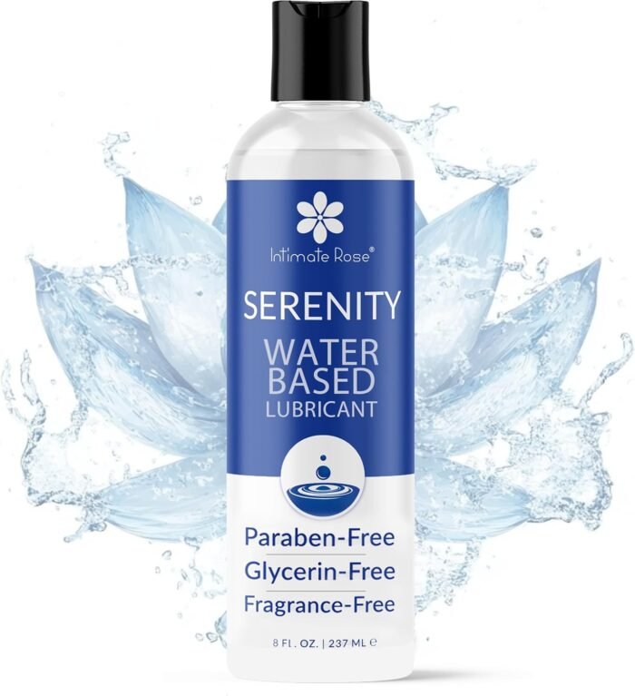 Premium Water-Based Lubricant - Non-Staining Water Based Lube for Women Men Couples - Safe & Thick for Intimate Comfort