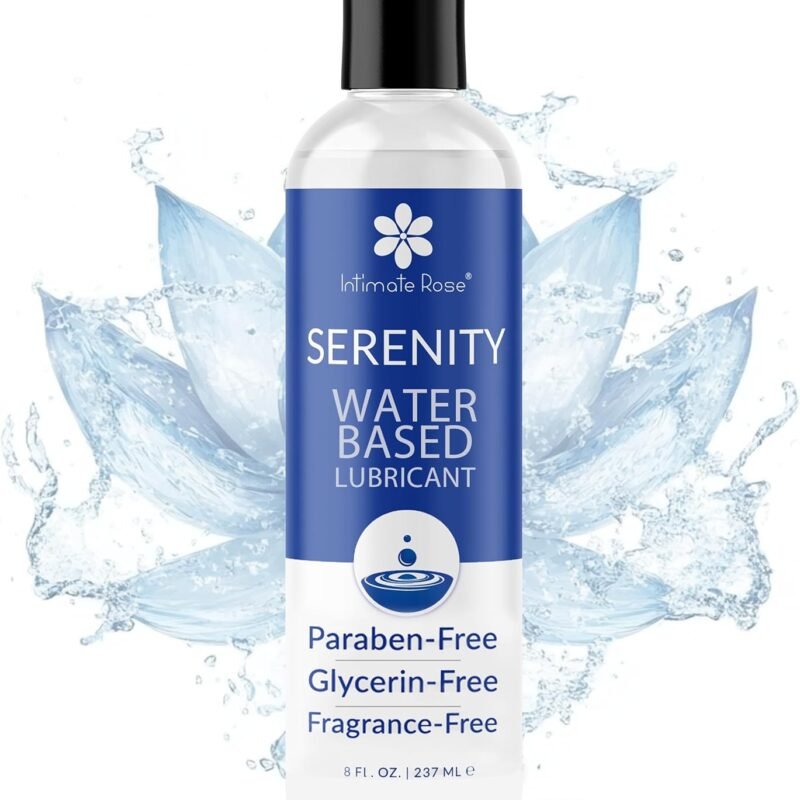 Premium Water-Based Lubricant - Non-Staining Water Based Lube for Women Men Couples - Safe & Thick for Intimate Comfort