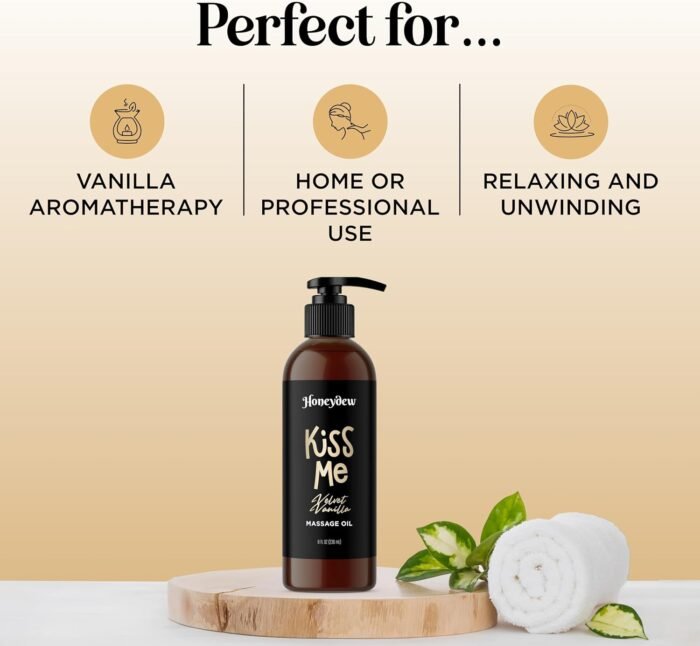 Sweet and Sensual Massage Oils for Couples - Mango and Vanilla Romantic Full Body Massage Oils with Sweet Almond Oil for Easy Gliding Special Moments - Therapeutic Grade Scented Body Oils - Image 9