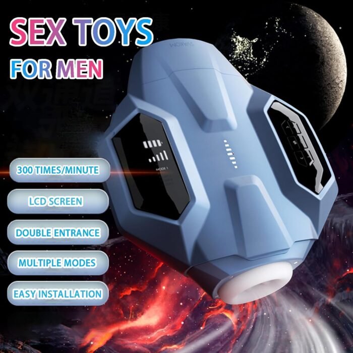 Automatic Male Masturbator Hands Free Masturbators Sex Toys Penis Pump Pocket Pussy Adult Toys Thrusting Rotating Vibration Modes Sex Toys for Men Male Vibrator Penis Vibrator Sex Toy Men - Image 2