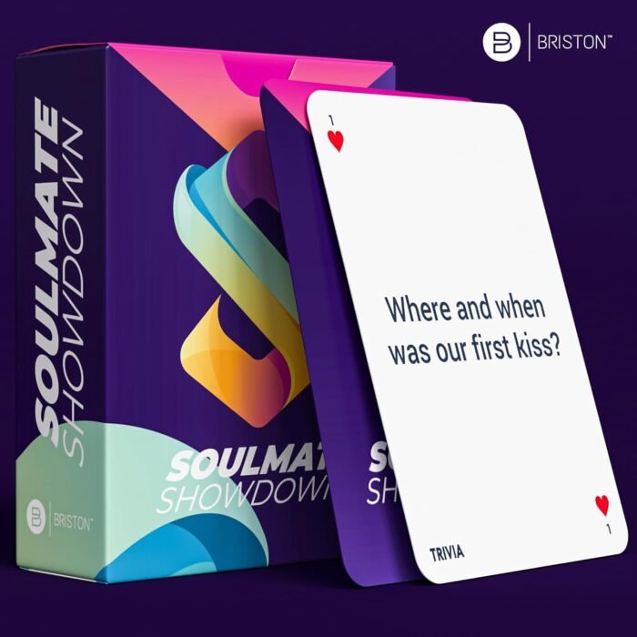 Briston Soulmate Showdown: Couples Trivia & Dare Flash Cards - 78 Card Set for Relationship Growth, Adding Spice & Fun Date Nights - New & Seasoned Couples - Romantic Game for Adults - Image 7