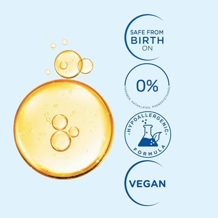 Mustela Baby Oil - Moisturizing Oil for Massage - with Natural Avocado, Pomegranate & Sunflower Oil - 3.38 fl. Oz - Image 4