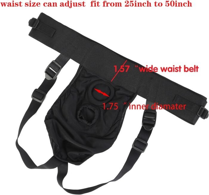Strap on Underwear Harness, Plus Size Strap on Boxers Harness Strapless Strapon Harness Strap Harness for Strap on Adjust Belt for Men and Women - Image 2