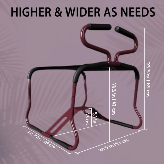 Updated Larger Enhancer Sex Chair, Sex Furniture Positions Stools for Love, Easy Assemble, Elastic Stable Straps Boost Your Sex Life, Adjustable Handrail with Weighing for Couples Adult Games, Gift - Image 7