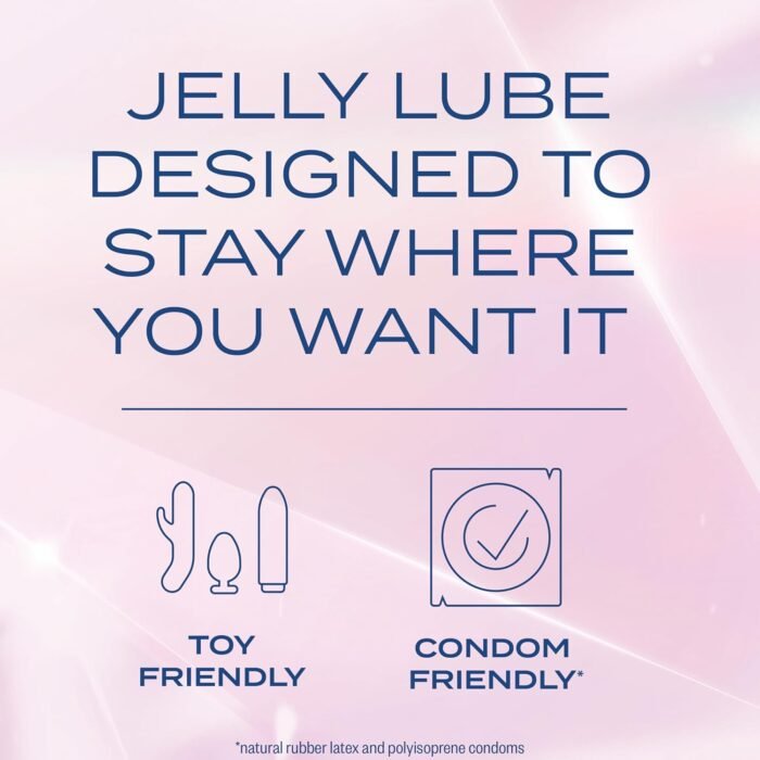 K-Y Jelly Lube, Personal Lubricant, Body Friendly Water-Based Formula, Safe for Anal Sex, Safe to Use with Latex Condoms, for Men, Women and Couples, 3x0.16 FL OZ Sachets (Pack of 2) - Image 2