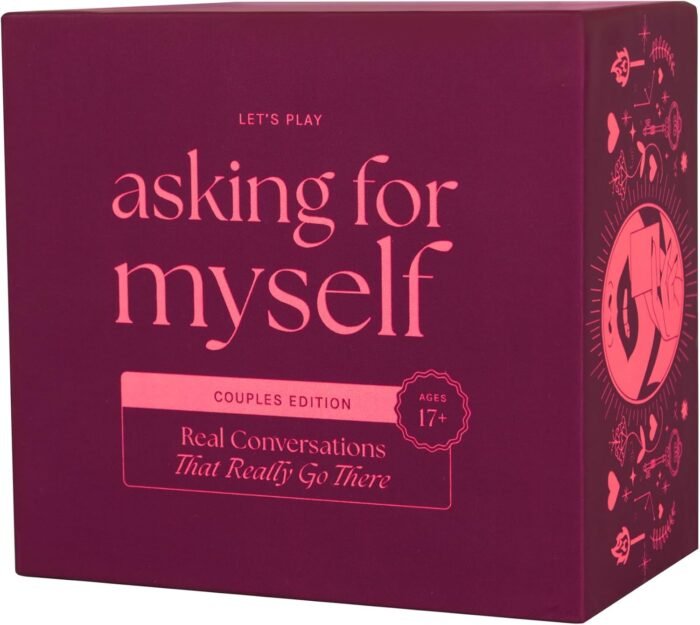Asking for Myself Couples Game – 300 Conversation Cards for Deep Connection & Spicy Date Nights – Romantic Gift for Relationships, Anniversaries & Everyday Intimacy