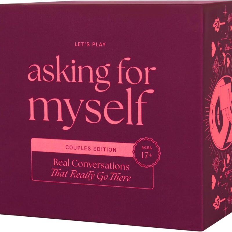 Asking for Myself Couples Game – 300 Conversation Cards for Deep Connection & Spicy Date Nights – Romantic Gift for Relationships, Anniversaries & Everyday Intimacy