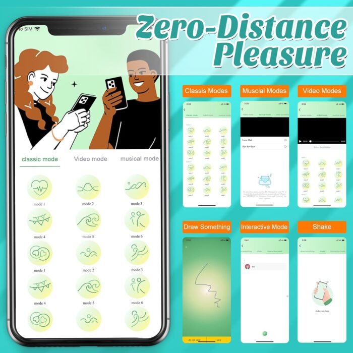 Vibrating Cock Ring with Elastic Penis Sleeve, Couples Sex Toys for Men Women Boefous Penis Vibrator, Female Male Adult Sex Toy APP Remote Vibrators, Vagina Stimulation Pleasure Penis Ring, Rose - Image 5