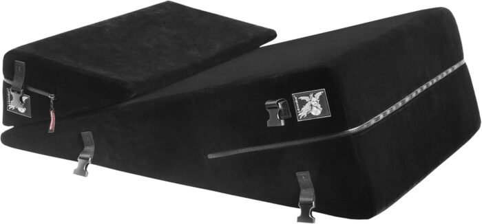 Liberator Black Label 24-Inch Wedge/Ramp Combo (Short) with Cuff Kit, Black Microfiber - Image 3