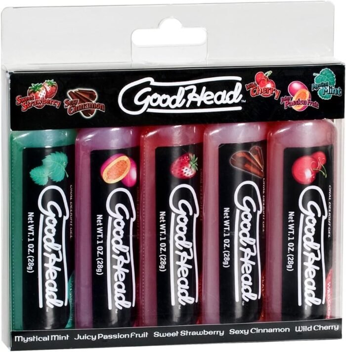 Doc Johnson Goodhead, Assorted Flavors, 5 ct, White, 5 X 1 oz. (5 X 28 g) (1360-11-AM) - Image 2
