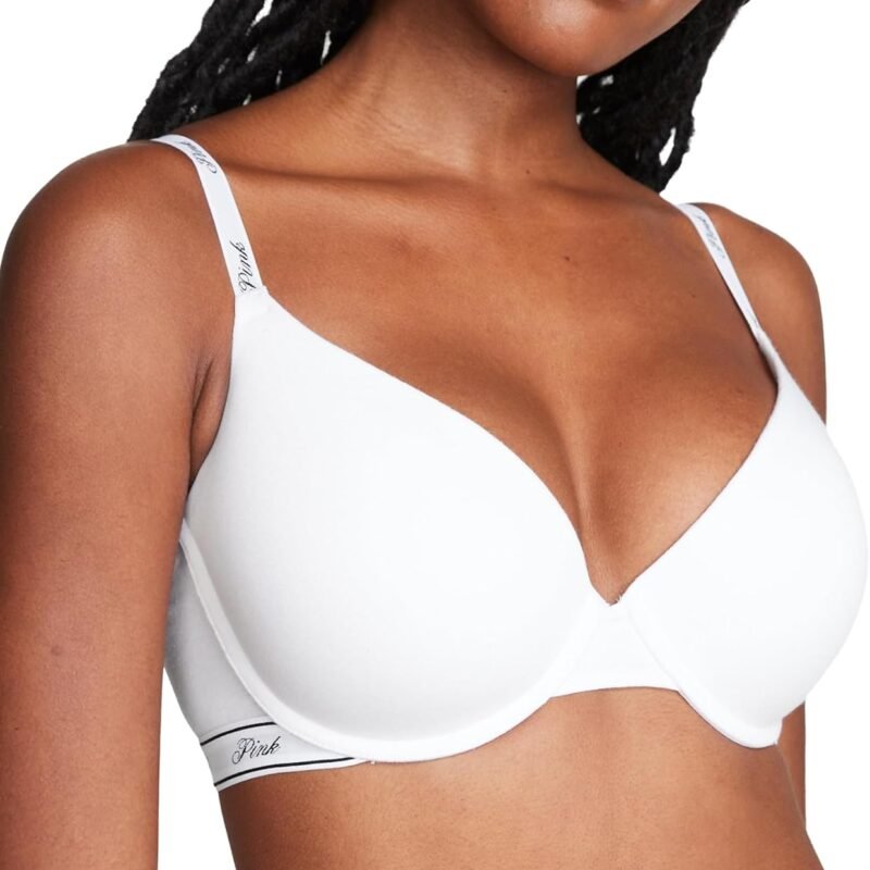 Victoria's Secret Women's Pink Wear Everywhere Push Up Bra, Bras for Women (32A-40DDD)