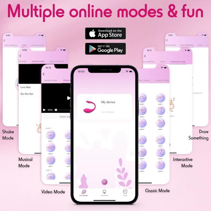 APP & Remote Control Wearable Vibrator, Women Sex Toys with 9 Vibration Modes, Female Sex Toys for Women Vibrater Soft and Quiet, Long Distance Mini Vibrator Bullet Anal G Spot Adult Couples Sex Toy - Image 7