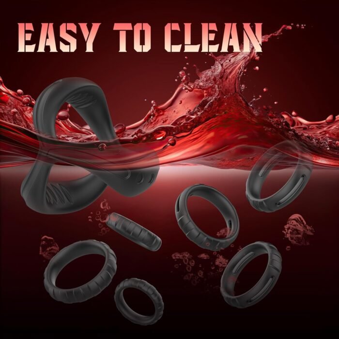 7 PCS Silicone Penis Ring Set Sex Toys for Men, 7 Different Sizes for Erection Enhancing Long Lasting Stronger, Adult Sex Toys for Men’s or Couple Pleasure - Image 4