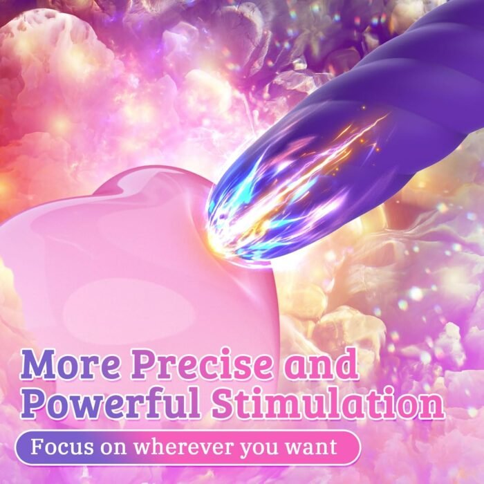 SMAM Bullet Vibrator Sex Toys for Women, Bullet Vibrator Mini Clit Vibrator with 10 Vibration Modes, Silicone G Spot Finger Vibrator Bullet, Couples Women Sex Toy, Adult Sex Toys & Games (Purple) - Image 2