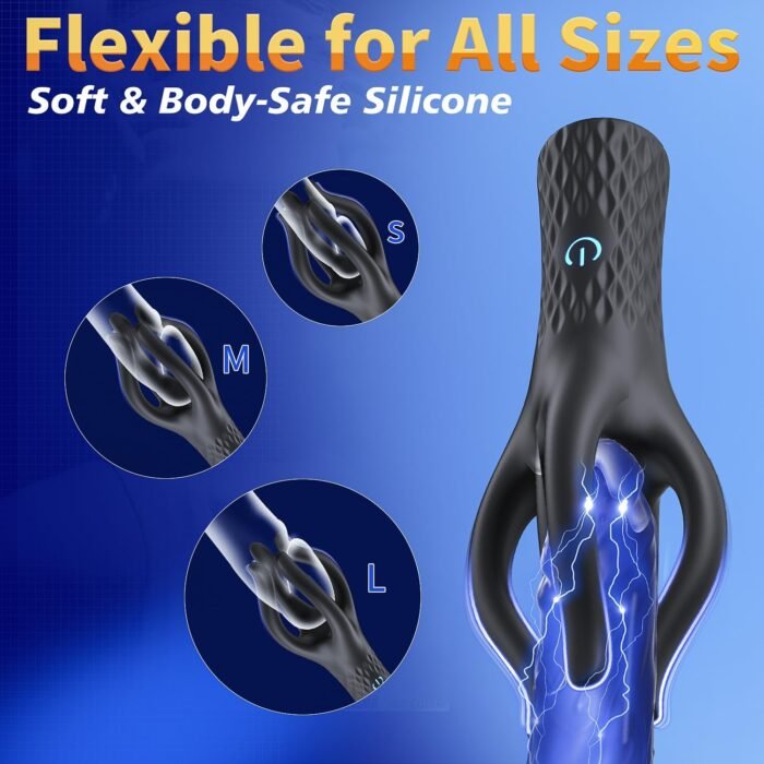 Male Sex Toys Penis Vibrator for Glans Prolong Endurance,360 Wrapping Tentacle Male Masturbator Stroker with 10 Vibrating Modes for Penis Clit Nipple Stimulation,Adult Sex Toy for Men Women Couples - Image 5