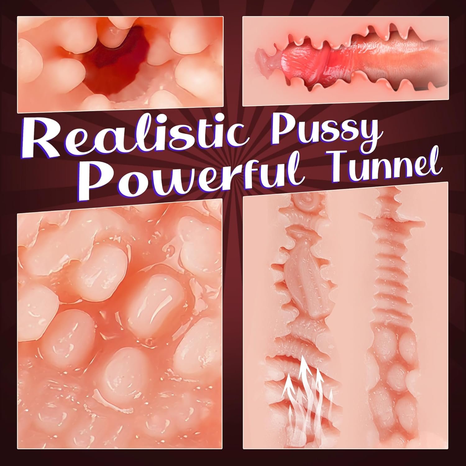 Sex Doll Male Sex Toys for Men - 16.5LB 1:1 Replica Silicone Mens Adult Sex Toy Pocket Pussy, Male Masturbator Sex Dolls with 3D Realistic Tight Vaginal Anal Pussies for Men Stroker (Mia) - Image 4