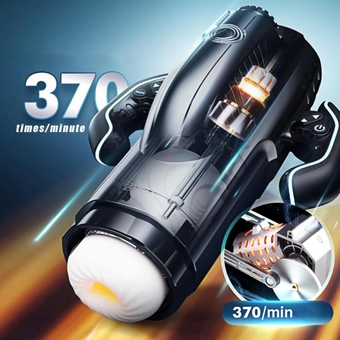 Automatic Male Masturbator Adult Male Sex Toys for Men Penis Pump Automatic Mens Toy with Sex Toy Male Sucking & Vibrating & Thrusting Modes Hands Free Male Stroker Sex Toy for Men Pocket Pussy - Image 4
