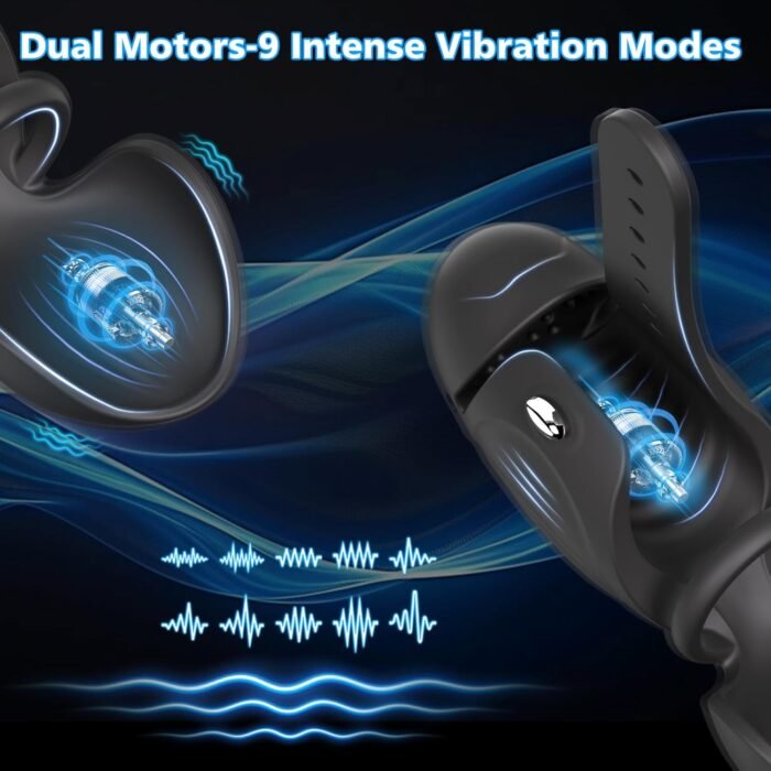 Adjustable Male Masturbator Penis Vibrator Trainer, Adult Sex Toys for Men,4 in 1 Vibrating APP Controlled Mens Sex Toy Stroker with Cock Ring,MHYNNR Hands Free Testicle Masturbators Vibrators for Men - Image 4