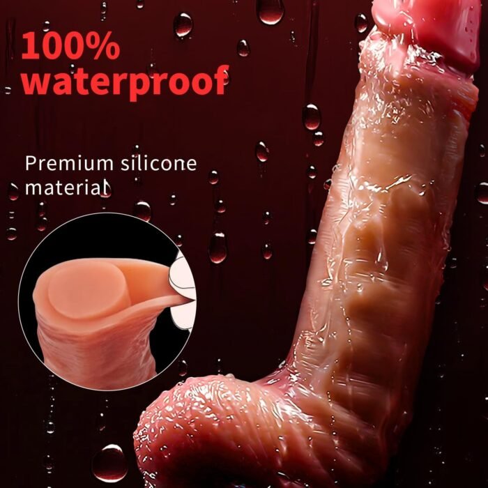 Realistic Dildo for Women Sex Toys - 8.5 inch Soft Silicone Material Jerkable Skin for G Spot and Vaginal Anal Sexual Stimulation，Thick Suction Cup Dildo Adult Toy for Female Pleasure & Couple Games - Image 6