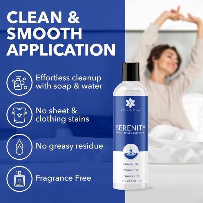 Premium Water-Based Lubricant - Non-Staining Water Based Lube for Women Men Couples - Safe & Thick for Intimate Comfort - Image 4