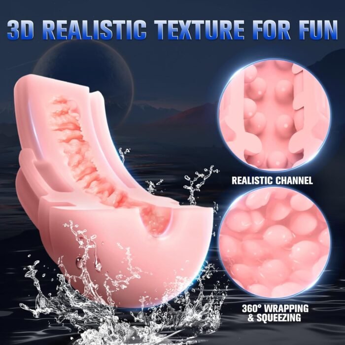 Automatic Male Masturbator, Sucking Male Masturbators Penis Pump with 9 Suction & 10 Vibrating & Heating Mens Male Sex Toys, Hands Free Pocket Pussy Male Stroker, Adult Sex Toys for Men Penis Pumps - Image 6