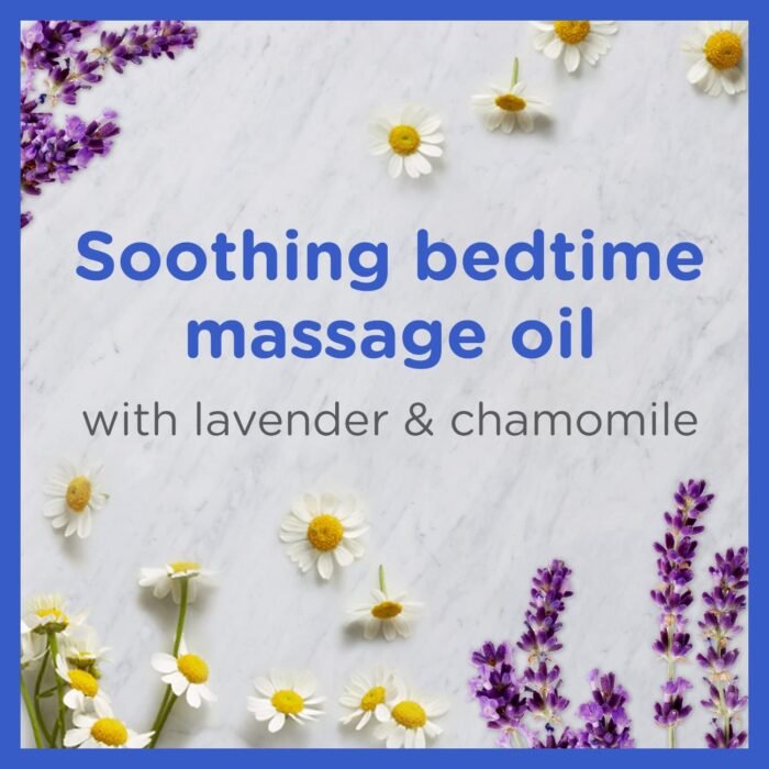 Zarbee's Baby Massage Oil, Calming and Soothing with Lavender and Chamomile to Help Sleep, 4oz Bottle - Image 2