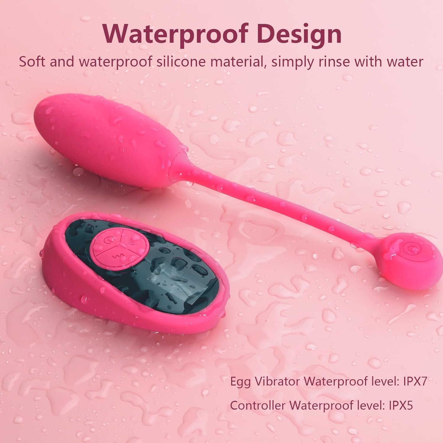 Vibrating Butt Plug Sex Toy Clitoral Vibrator Anal Plug G Spot Vibrators Remote Control Wearable Vibrator Clit Stimulation with 10 Vibration LCD Display for Women Couple Dating Girlfriend Gifts - Image 6