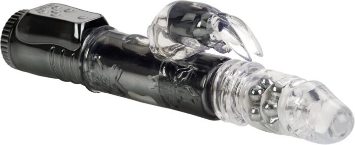 CalExotics Thrusting Orgasm Jack Rabbit - Vibrator With Rotating Shaft – Adult Sex Toys for Couples - Clitoral G Spot Massager - Black - Image 3