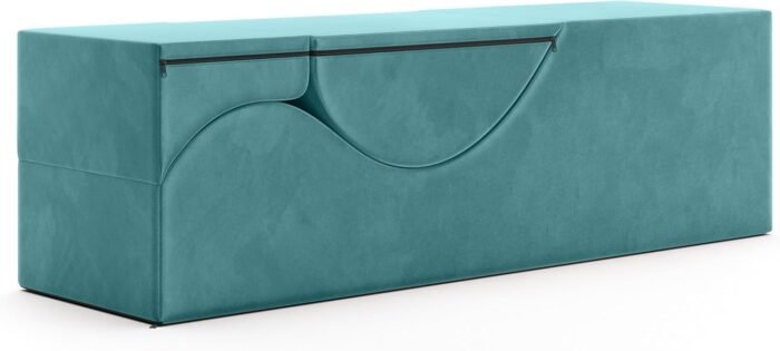Liberator Aria Flip Chaise 18 Inch Wide - Convertible Sex Chair and Bed Bench, Teal - Image 7