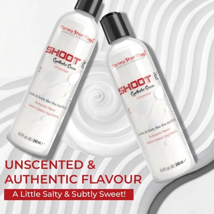 Shoot IT Water-Based Synthetic Semen with Authentic Flavor, Unscented 8 oz Cum Lube for Couples, Trusted by Adult Film Industry, Toy-Friendly, Non-Toxic & Suitable for Most Skin Types - Image 3