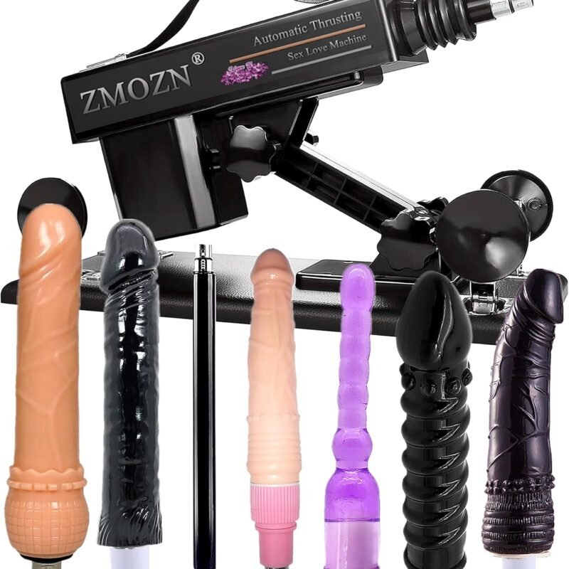 Automatic Sex Machine Sex Toys with Realistic Dildo Sex Huge Cock for Female Masturbation, Gay Couple Adult Masturbator Love Machine Device Gun with 7 Attachments