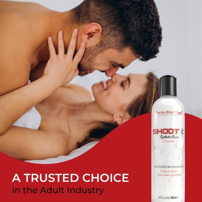 Shoot IT Water-Based Synthetic Semen with Authentic Flavor, Unscented 8 oz Cum Lube for Couples, Trusted by Adult Film Industry, Toy-Friendly, Non-Toxic & Suitable for Most Skin Types - Image 4