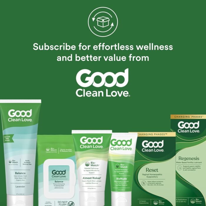 Good Clean Love Regenesis Fertility-Friendly Lubricant, Water-Based Lube for Women & Couples Trying to Conceive, with Magnesium and Calcium Ions, Personal Lubricant, Safe for Toys, 2 Oz (2-Pack) - Image 6