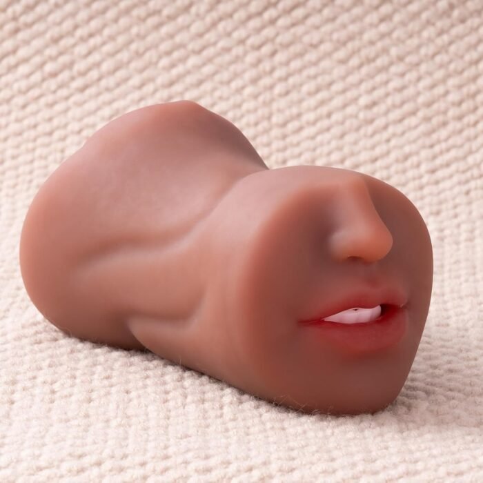 TANTALY 1.45LB 3 in 1 Male Masturbator, Pocket Pussy Sex Toys for Men with Sexy Mouth, Realistic Vagina and Tight Anus, Adult Sex Doll for Male Grace Wheat - Image 7