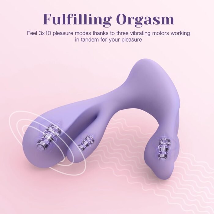 Tracy's Dog Adult Sex Toys - Clitoral Grinding G Spot Rotating Vibrator for Dual Stimulation, Remote Control Wearable Vibrators with 3 Rotating and 10 Vibration Modes for Women Couple Play - Image 4