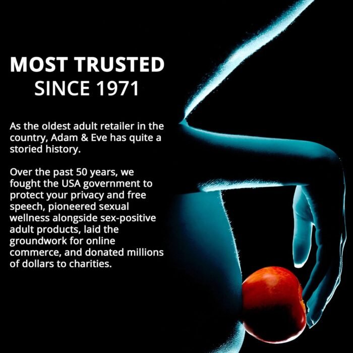 Adam and Eve Premium Water Based Lube, Personal Lubricants for Privacy and Toys, Thick Non Sticky Non Staining Long Lasting Formula for Men Women Couples, Ideal for Sex and Massage, 8 oz Bottle - Image 7
