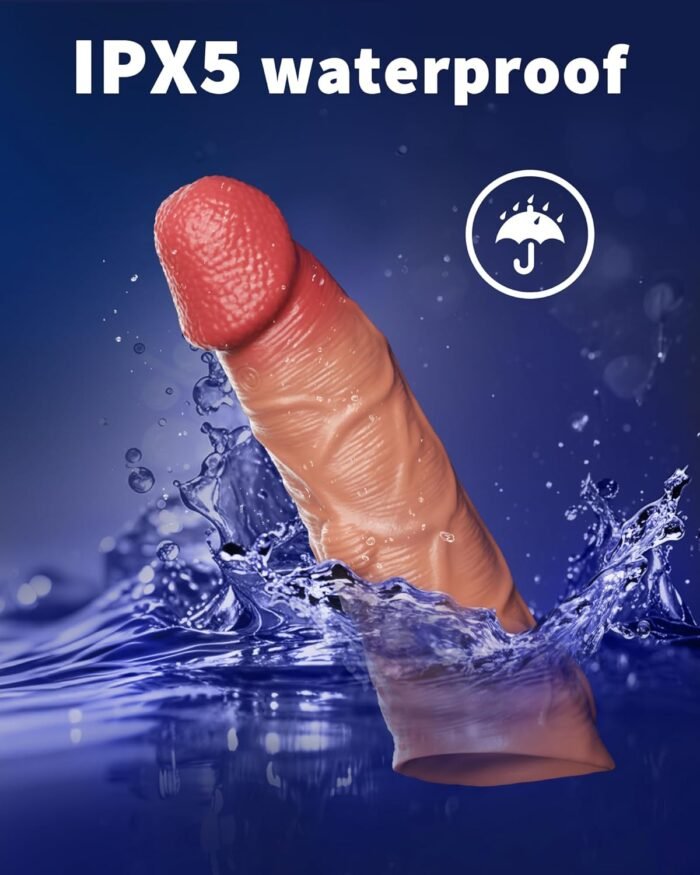 Penis Sleeve Vibrator, Ultra-Realistic Sex Toys for Men with 10 Vibration Modes, Medical-Grade Silicone Cock Sleeve Penis Extender, Male Sex Toy with Silent Design, Versatile Adult Toys for Couples - Image 6